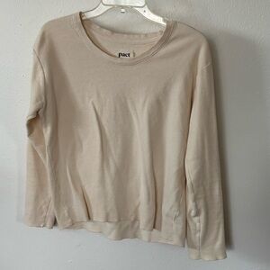 Pact Organic Cotton Waffle Relaxed Top